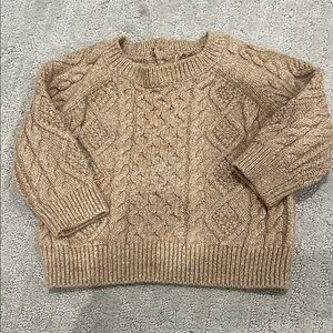 Baby GAP Cable Knit Sweater - Brown